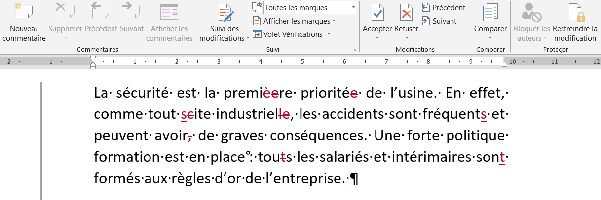 correction mémoire exemple 1