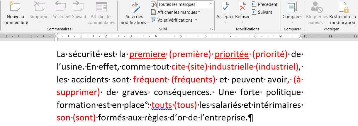 correction mémoire exemple 2